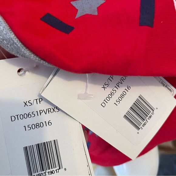 Dog Clothing Shirts Bailey & Bella Star Spangled Cutie M Leash Buttonhole Xs - Picture 5 of 6